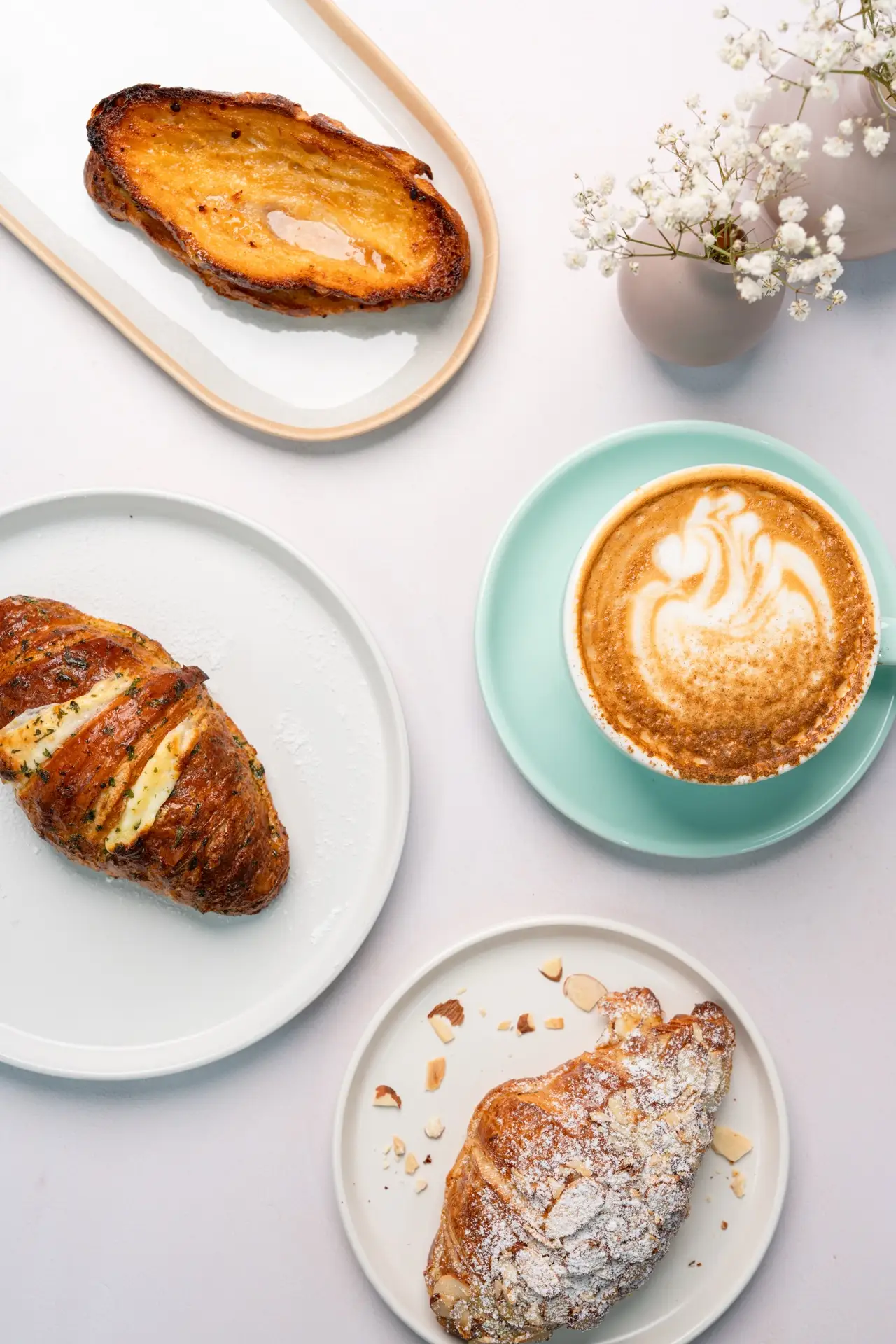 +Bake Café counter on opening day